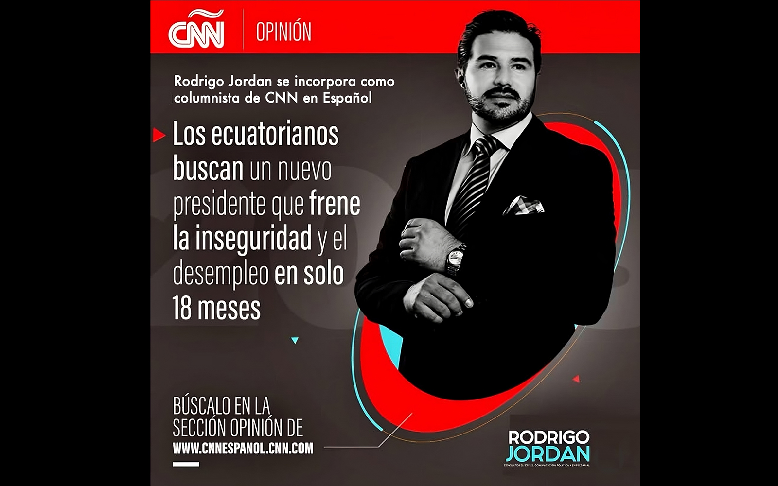 Rodrigo Jordán en panel de análisis político
